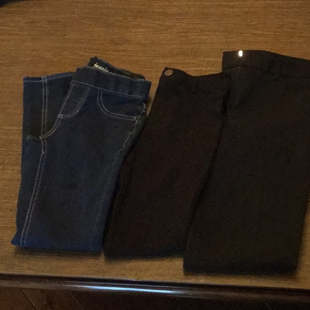Lot of 3 Pairs of Girls Dress Pants/Jeggings